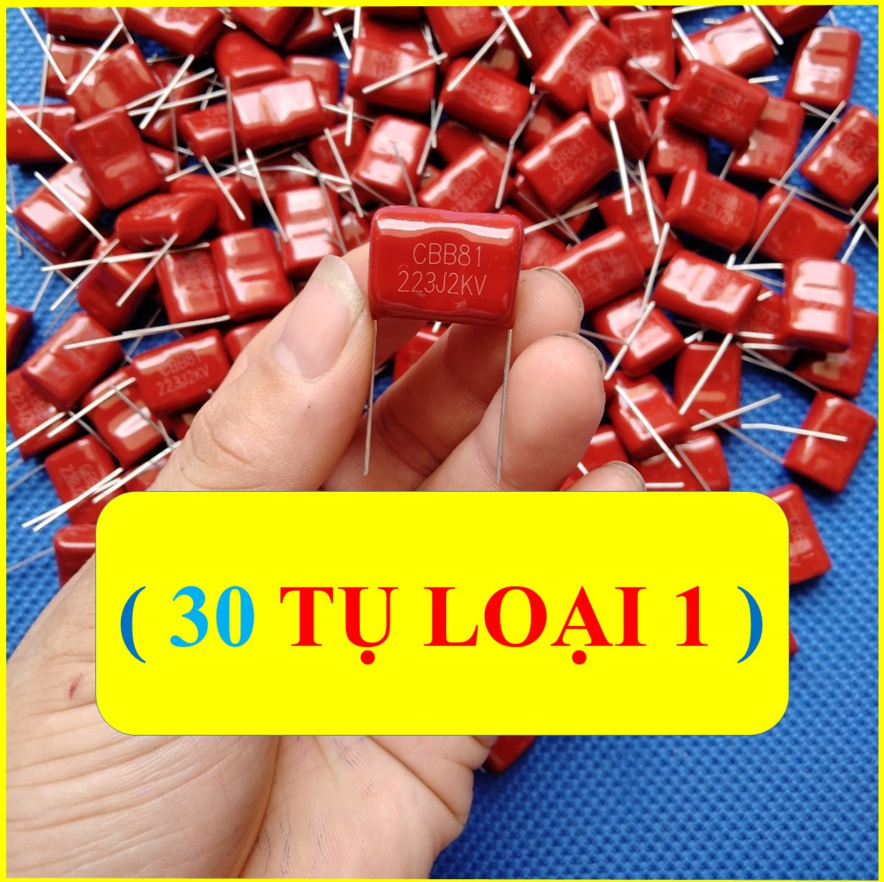Tụ Đỏ CBB81 223J 2000V cao áp PIPO + (BH 3 NĂM) TỤ LOẠI 1 RẤT KHỎE & BỀN BỈ (bộ 1 sản phẩm)