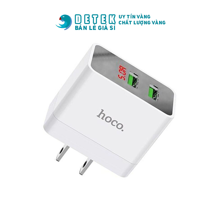 Cóc sạc đa năng hoco dc28 2 cổng usb max 5.0a