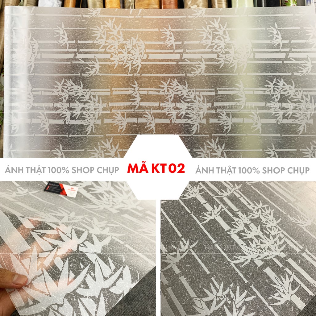 Decal dán kính mờ hoa văn 3d dán cửa sổ nhiều mẫu đẹp chọn lọc giá rẻ 90cmx50cm