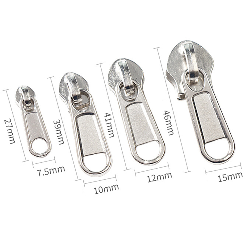 5/8Pcs 4 Sizes Universal Instant Fix Zipper Repair Replacement Slider Zippers For Sewing Clothes Bag Luggage Fix Repair. 