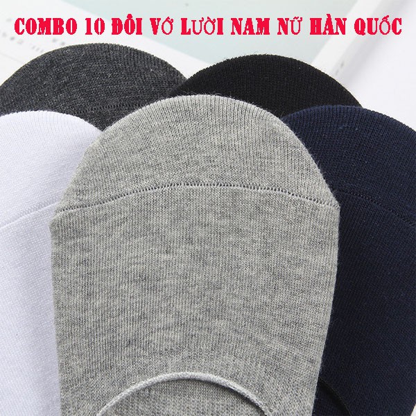 SIÊU RẺ Combo 10 Đôi Tất Nam Hàn Quốc Đẹp NS60011