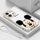 Vivo Y28 Y18 Y18s VivoY28 Luxury Cute Mickey Mouse Casing Square Edges Plating Back TPU Soft Case Cover. 