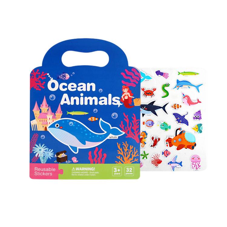 Sticker Books for Kids Busy Children's Activity Book Dinosaur Patterns Preschool Learning Toy for Birthday Christmas and Children's Day Gift honest