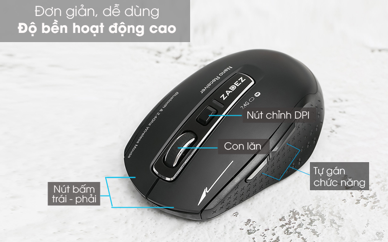Chuột Bluetooth Zadez M350 ( Like New )