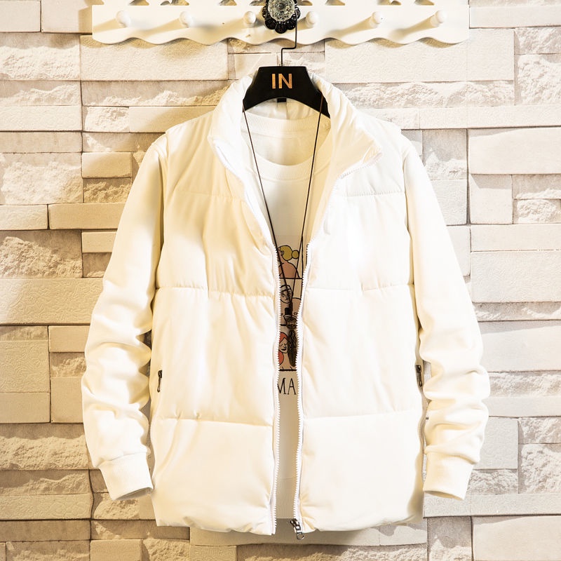 Áo khoác phao cotton dày dáng rộng cỡ lớn kiểu hàn quốc dễ phối đồ cho nam