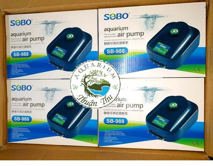 Máy sủi Oxy Sobo 4 Vòi 988 (12W - 4L/min)