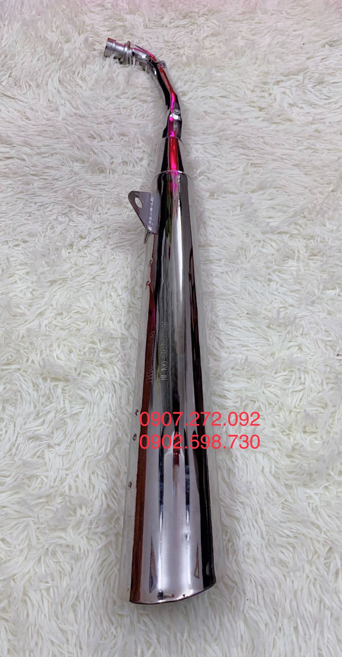 [HCM] [Loại dày] pô dream 2543 êm và móc căng móc cam xăng dành cho dream / cup/ wave nhỏ