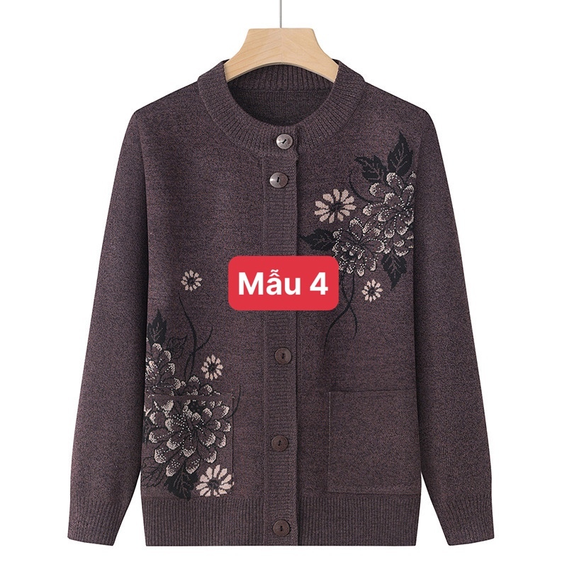 Áo len cho MẸ CHO BÀ/ áo khoác len nữ trung niên tặng bà tặng mẹ - Linhs shop