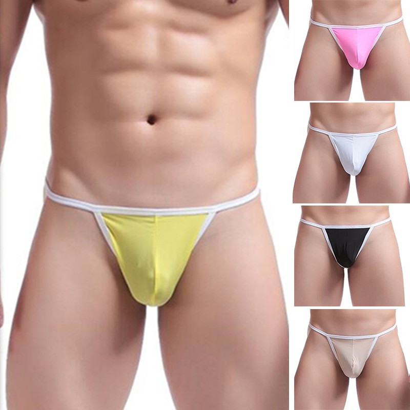【specialthing】 Brand new T Back Underpants Bikini Breathable Briefs Bulge G String Hot 【Ready Stock】