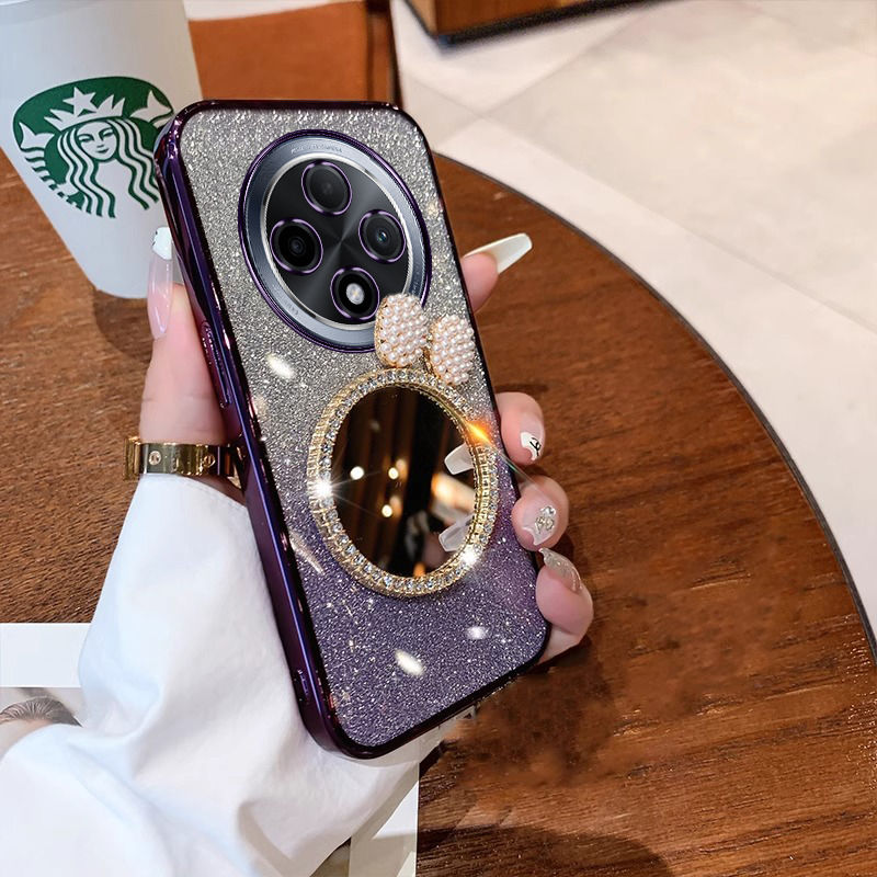 For%20Xiaomi%20Redmi%2014C%204G%20/%20Xiaomi%20POCO%20C75%20Back%20Cover%20Luxury%206D%20Shiny%20Gradient%20Glitter%20Bow%20Makeup%20Mirror%20Clear%20Soft%20Silicone%20Slim%20Phone%20Case%20for%20Girls%20-%20Image%202