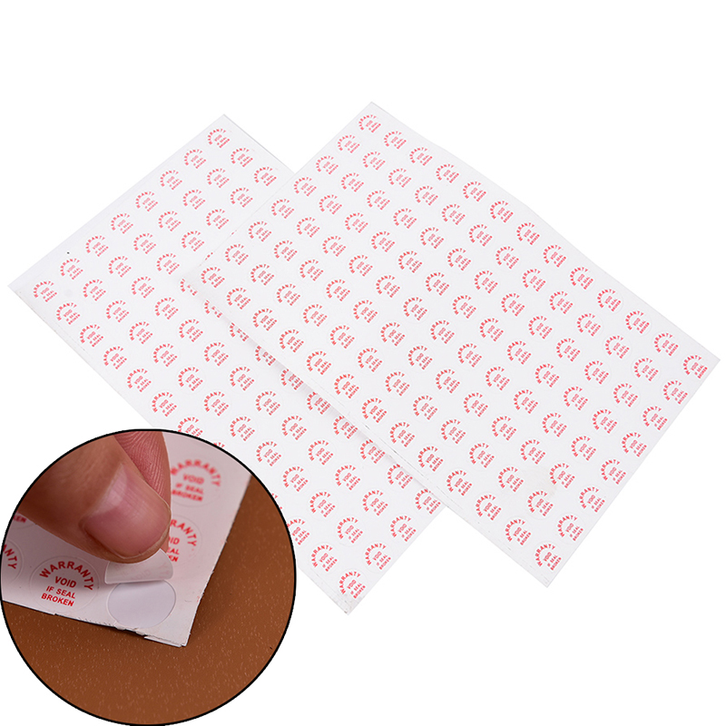 [FU💖] 2sheets 208pcs Warranty Void If Damaged Protection Security Label Sticker Seal