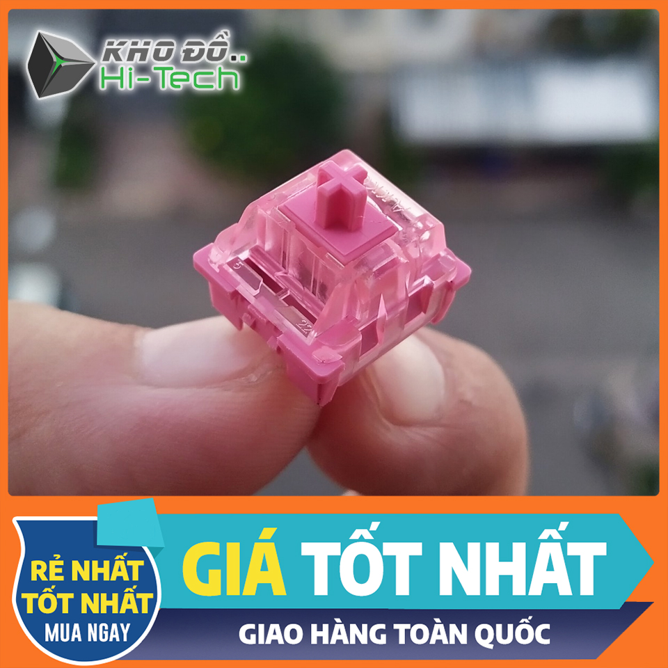 [Set lẻ] Switch Akko CS Rose Red đã lube cho bàn phím cơ