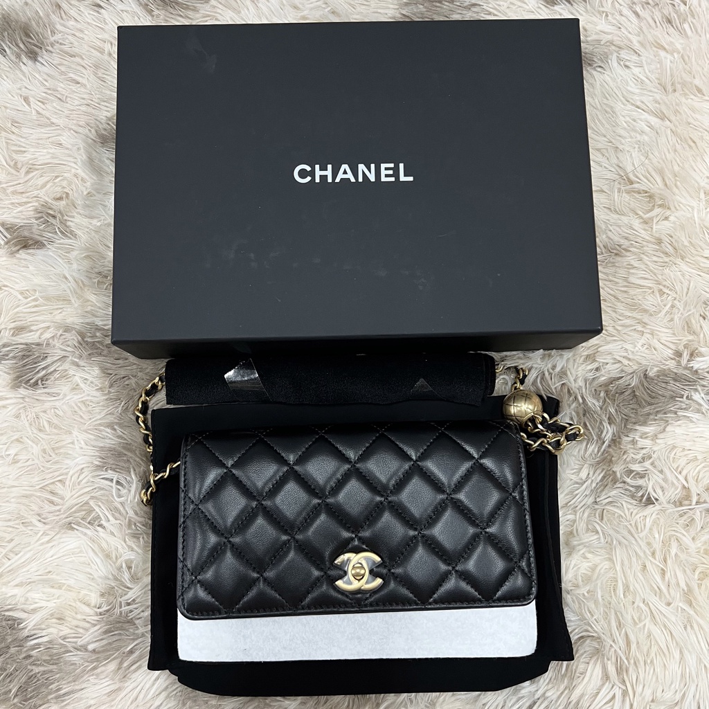 PRE-ORDER] CHANEL WALLET ON CHAIN PEARL CRUSH