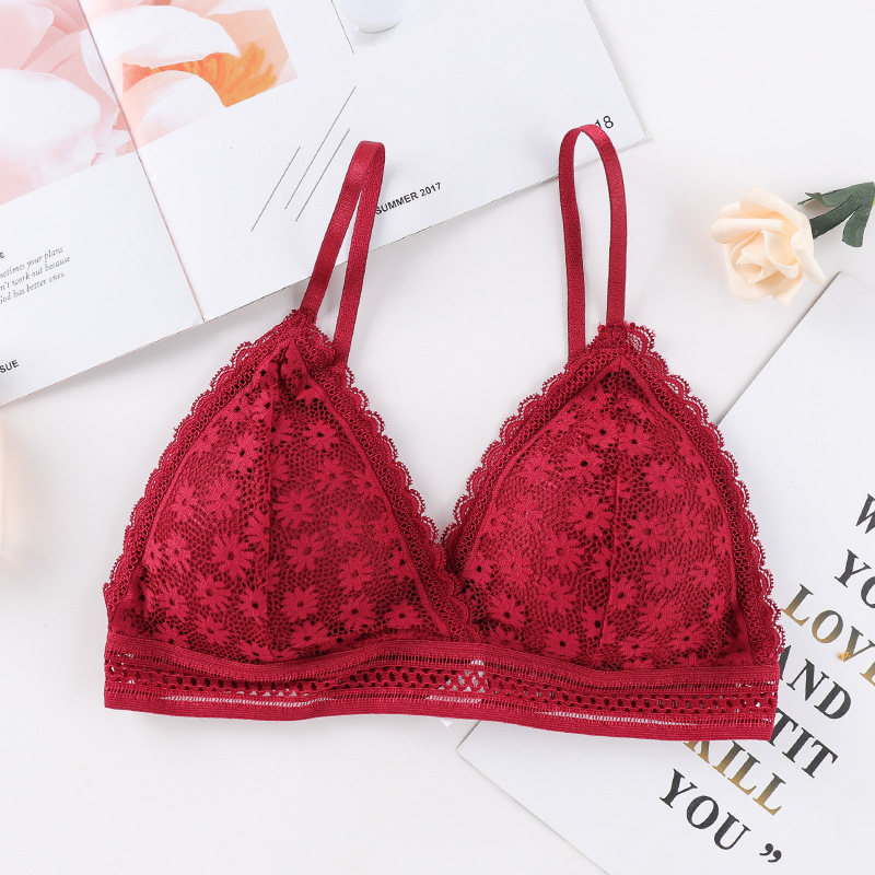 [Siêu đẹp] Áo ngực áo Bralette kiểu Pháp mút mỏng tháo được