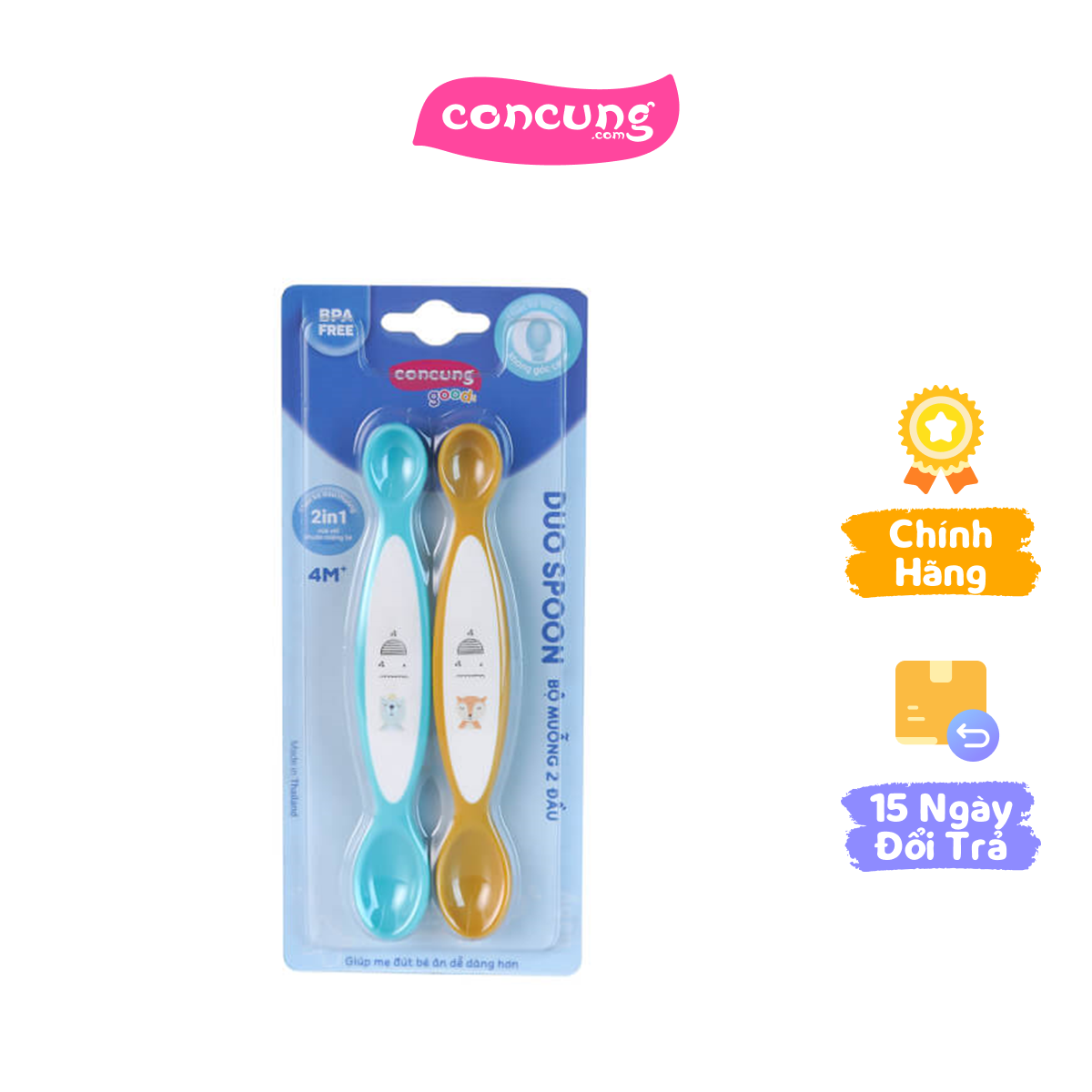 Bộ muỗng 2 đầu ConCung Good