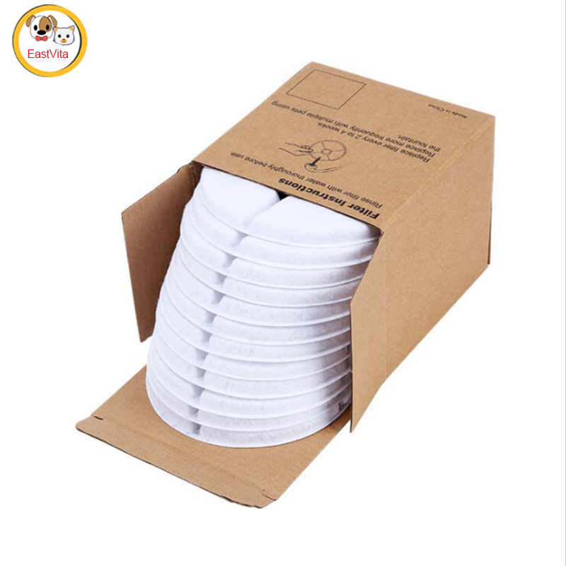 Activated Carbon Filter Element For Pet Water Dispenser Coconut Shell Ion Resin Filter Cotton For Cat Dog Water Fountain Filters