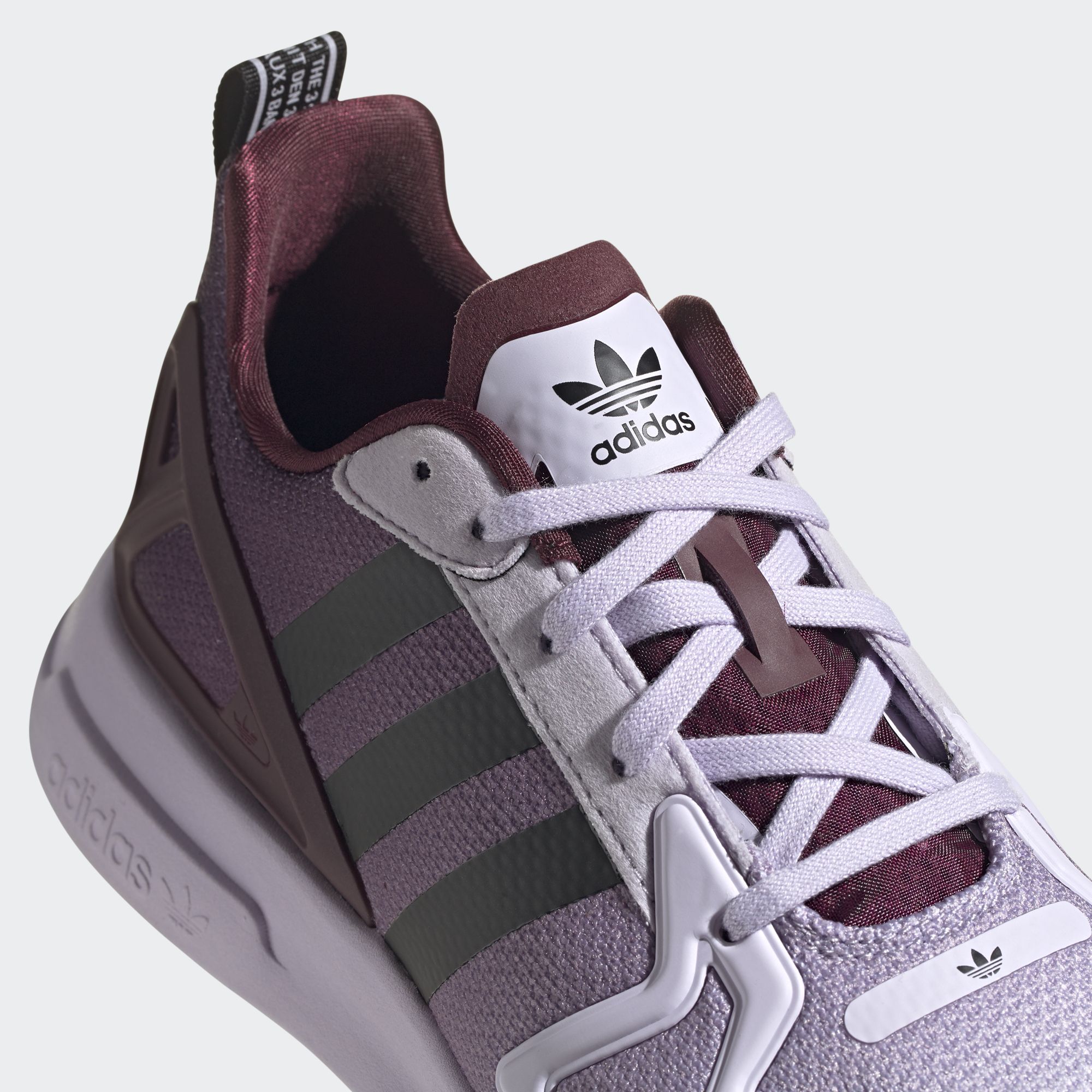 zx flux womens purple