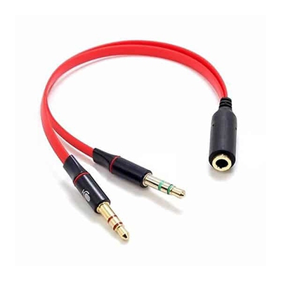 Cáp gộp và chia audio và mic 3.5mm