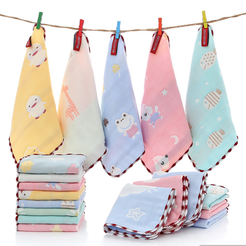 100%25%20Cotton%20Baby%20Towels%206%20Layers%20Kids%20Children%20Hand%20Towels%20Handkerchief%20-%20Image%203