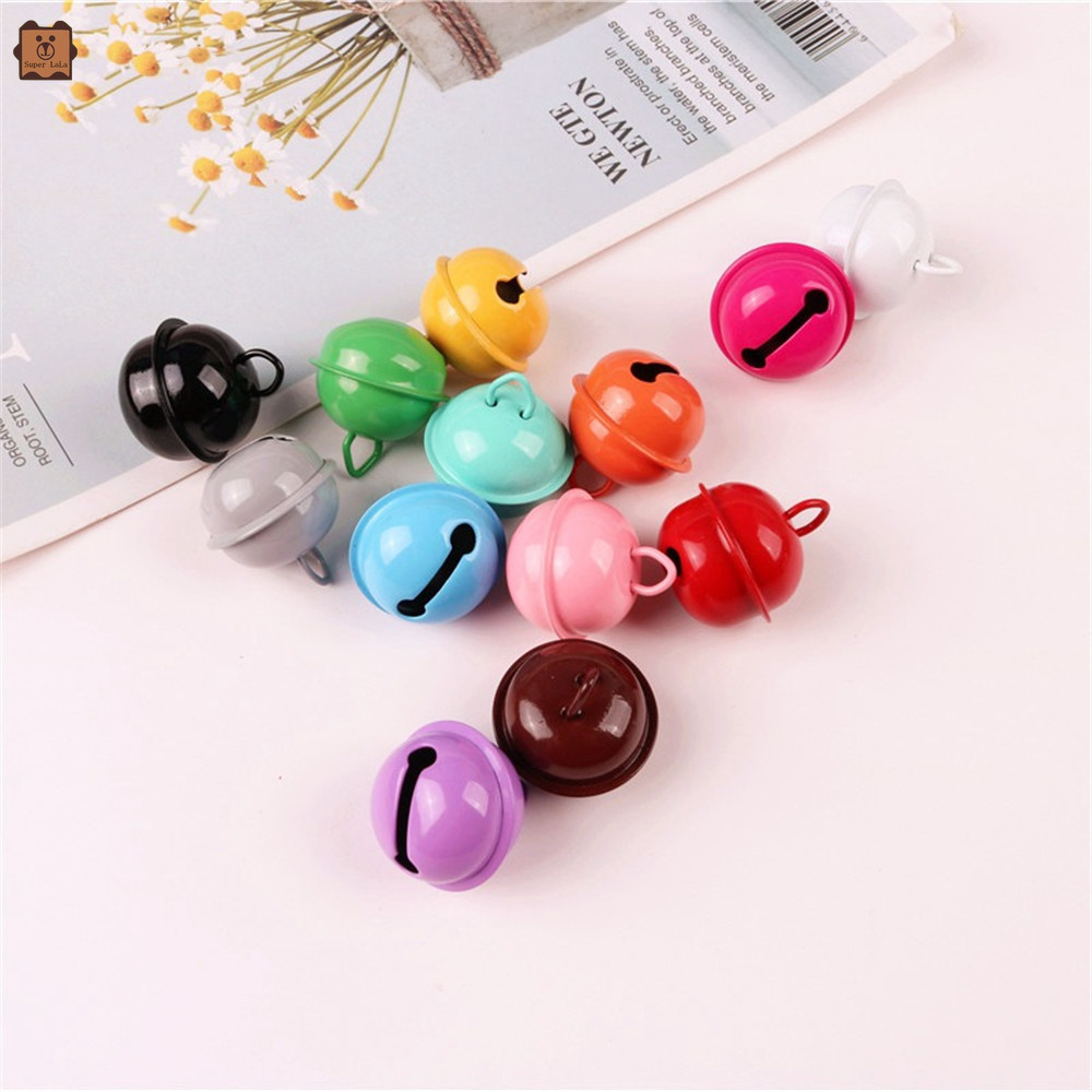 Combo 5 quả chuông lắc màu sắc đường kinh 3cm trang trí hoặc đeo cho chó mèo thú cưng