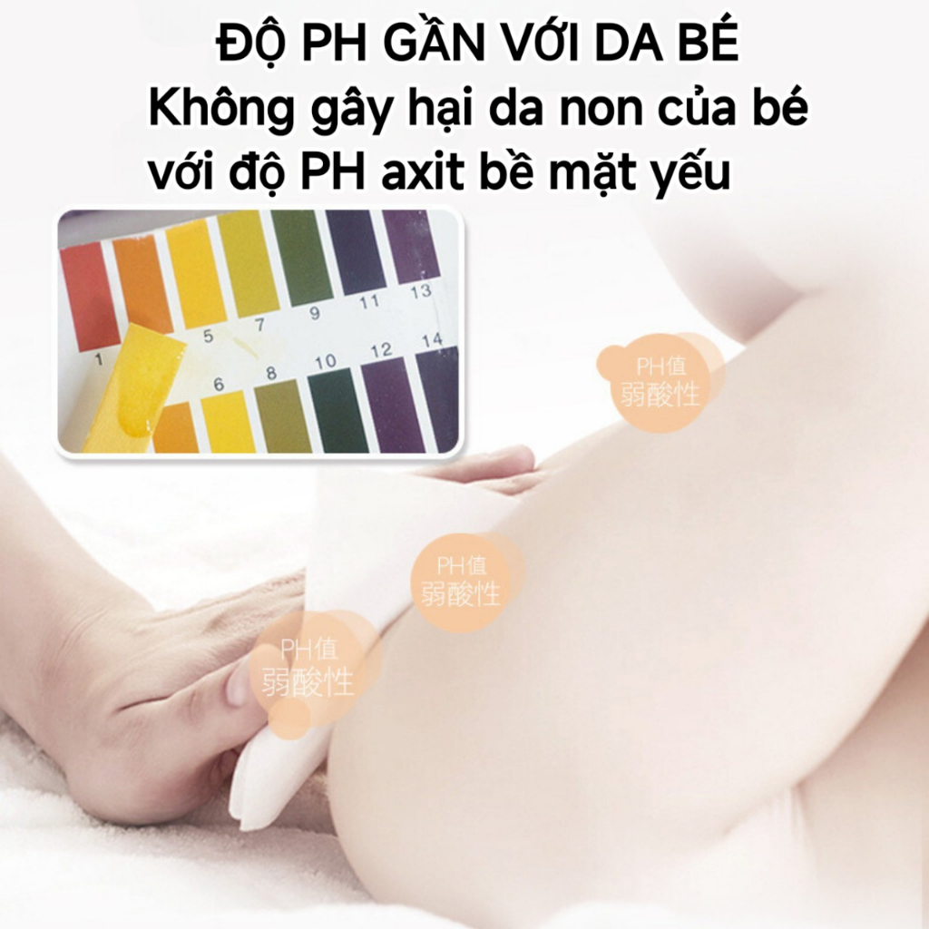 khăn ướt không mùi , không cồn 80 tờ cho bé