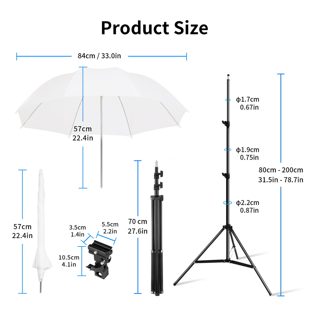 Selens Ánh Sáng Là Viết Tắt Của Nhiếp Ảnh Chiếu Sáng Dù Softbox Flash Chân Đế Gắn Bộ Cho Máy Ảnh Thiết Bị Phòng Thu