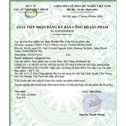 Đại tràng Medstand - Hộp 30 viên