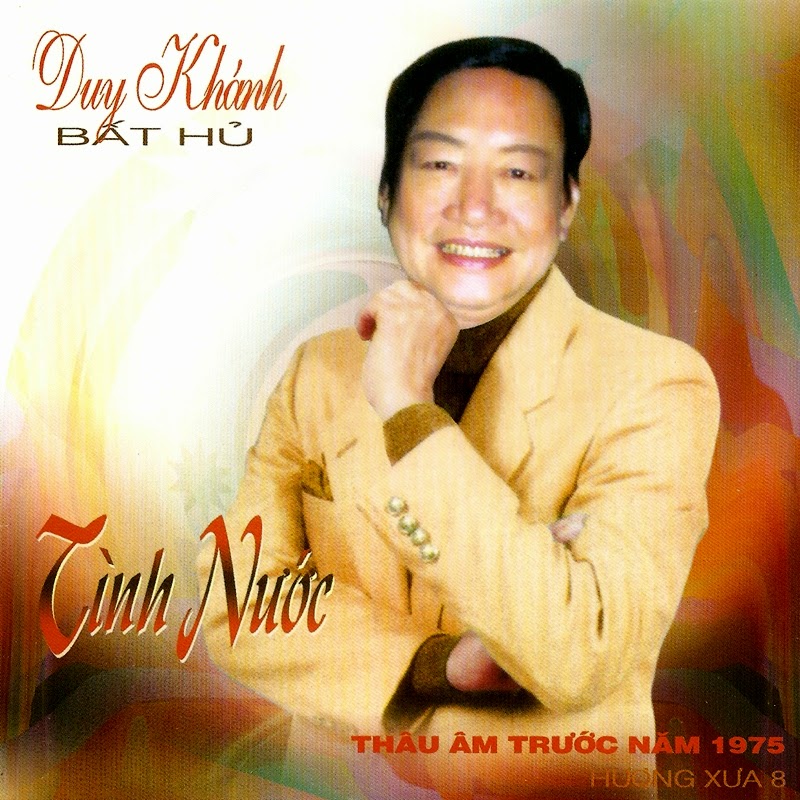 Đĩa cd tình nước - cd nhạc vàng duy khánh pre 75