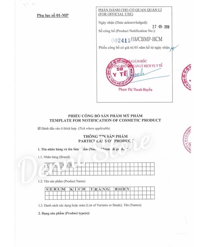Set kích trắng mạnh pha kem