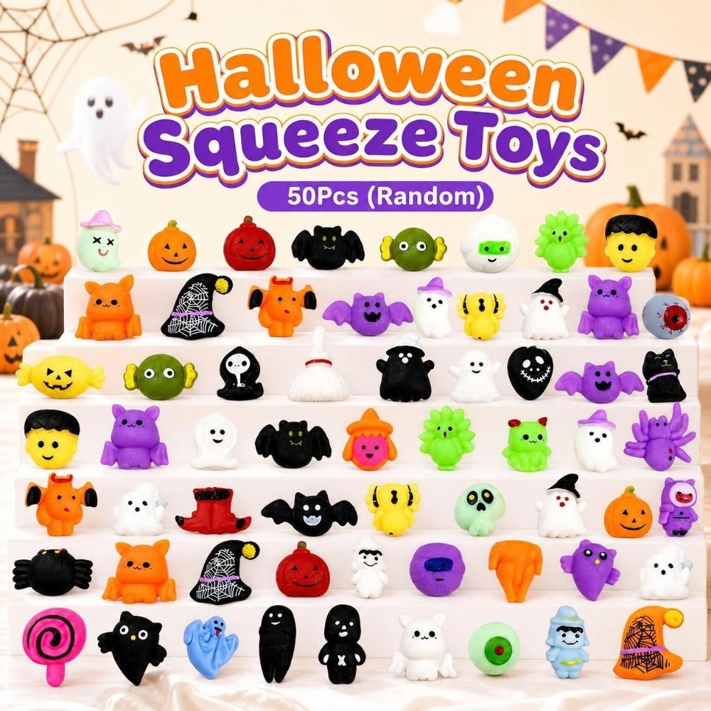 50Pcs%20Portable%20Mini%20Halloween%20Squeeze%20Toys%20Anxiety%20Relief%20Soft%20TPR%20Fidget%20Toy%20Hand%20Relax%20Funny%20Squishy%20Toy%20Children's%20Gifts%20-%20Image%205