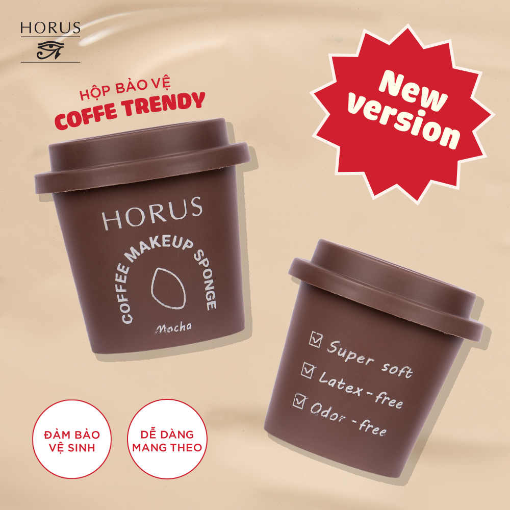 Mút trang điểm Horus Coffee Make Up Sponge