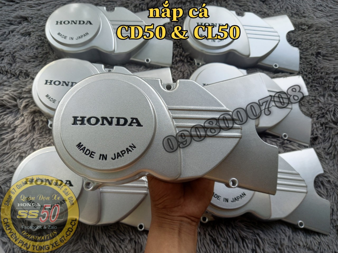 Nắp cá CD50-CL50  gắn cho mọi dòng xe 67, 68, CD, CL...