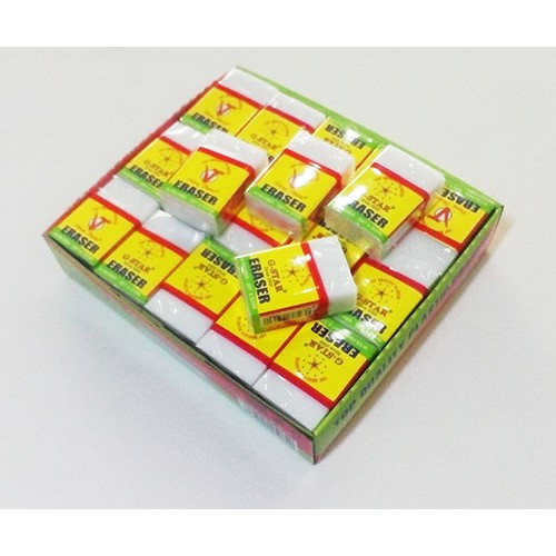 Combo 3 viên Gôm-Tẩy GSTAR Trắng-Đen-Màu E207 E108