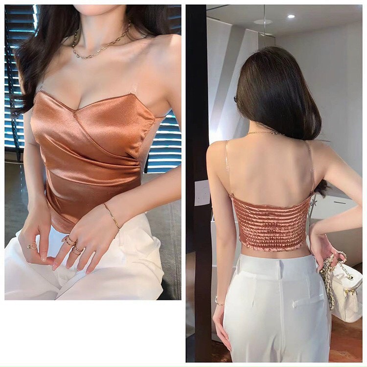 Áo bra lụa dây trong cao cấp 40-60kg