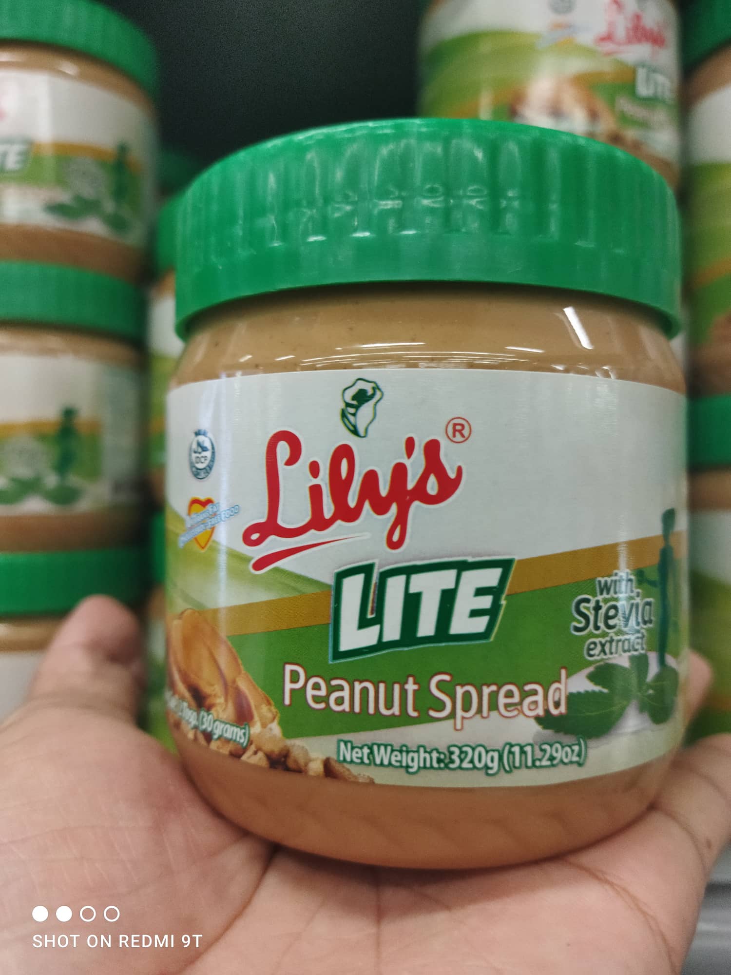 Lily's LITE PEANUT BUTTER SPREAD (320 grams) with stevia extract