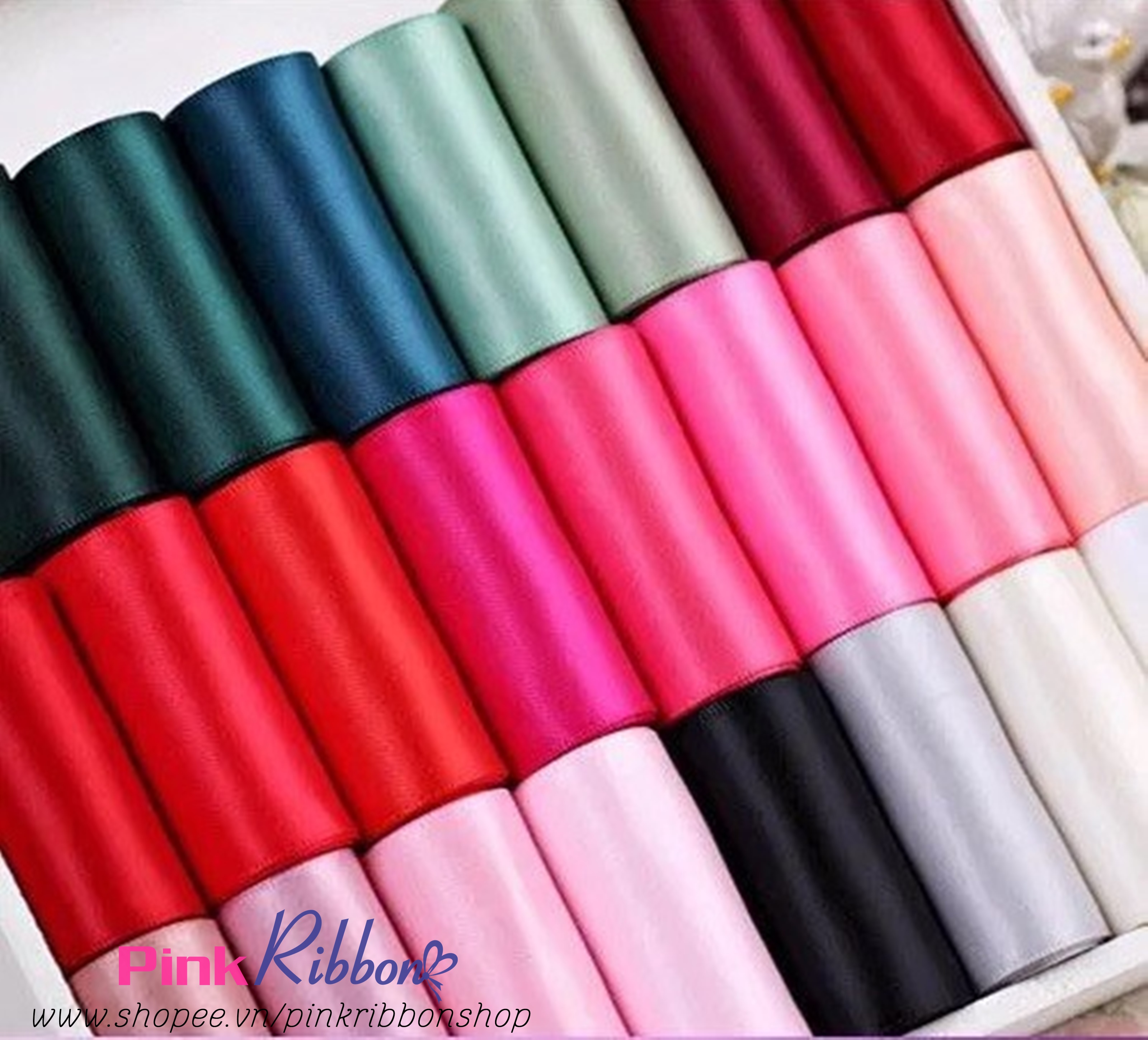 CUỘN 3M - RUY BĂNG SATIN 5CM