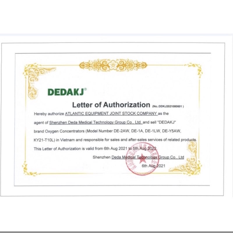 Máy Tạo Oxy DEDAKJ DE-1A 1-7 Lít