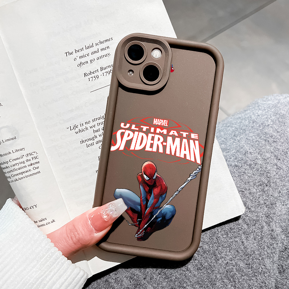 Hontinga for Infinix Note 40 Pro 4G 5G Note 40 Back Cover Marvel Spider Man Pattern Case Ladder Soft Rubber Mobile Phone Cover. 