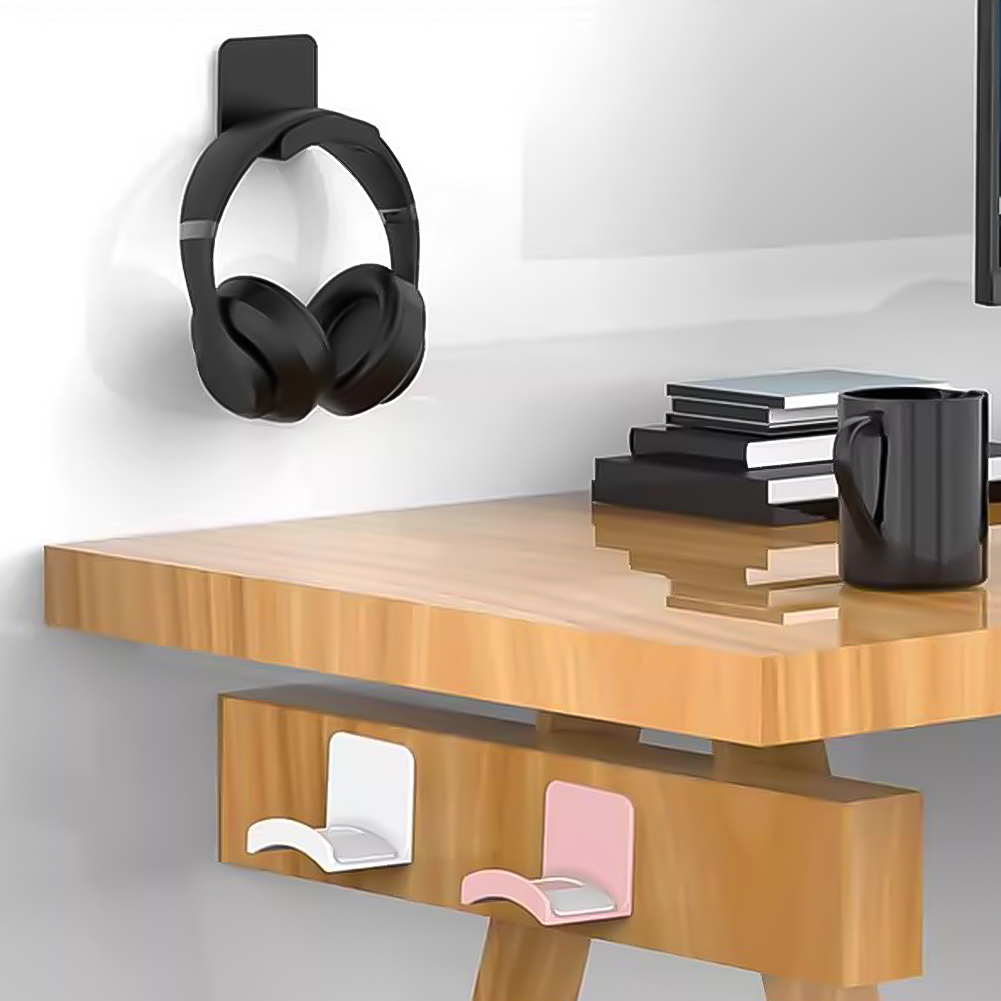 Headset Rack Simple 【Eco-friendly】 5-1PCS Universal Headphone Stand Adhesive Headphone Wall ...