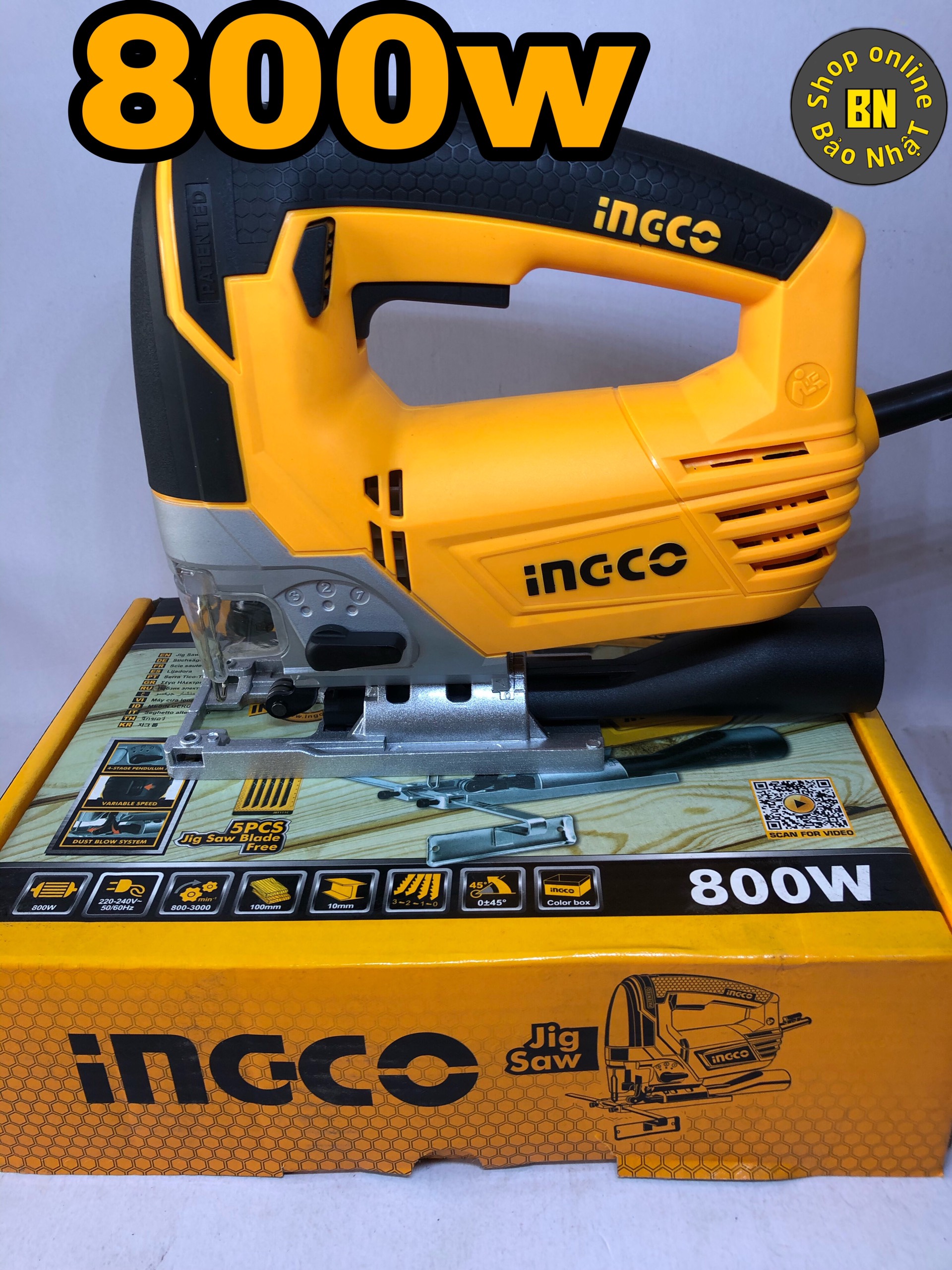 Máy cưa lọng 800w INGCO JS80028 [Chính Hãng] -SHINSTORE