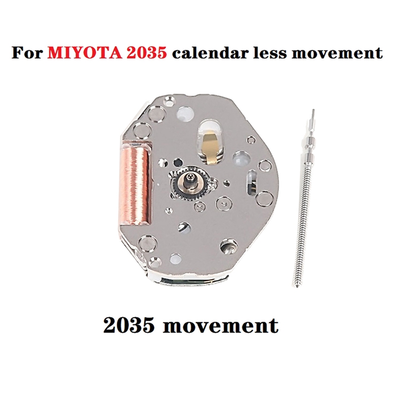 For MIYOTA 2035 Movement+Movement Handle 2035 Non-Calendar Three-Needle ...