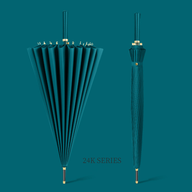 AMILA Trẻ em ô dù,24 xương ô dù, cán dài, thẳng ô dù, ngoại cỡ, chống gió, sun umbrella, ô dù nắng
