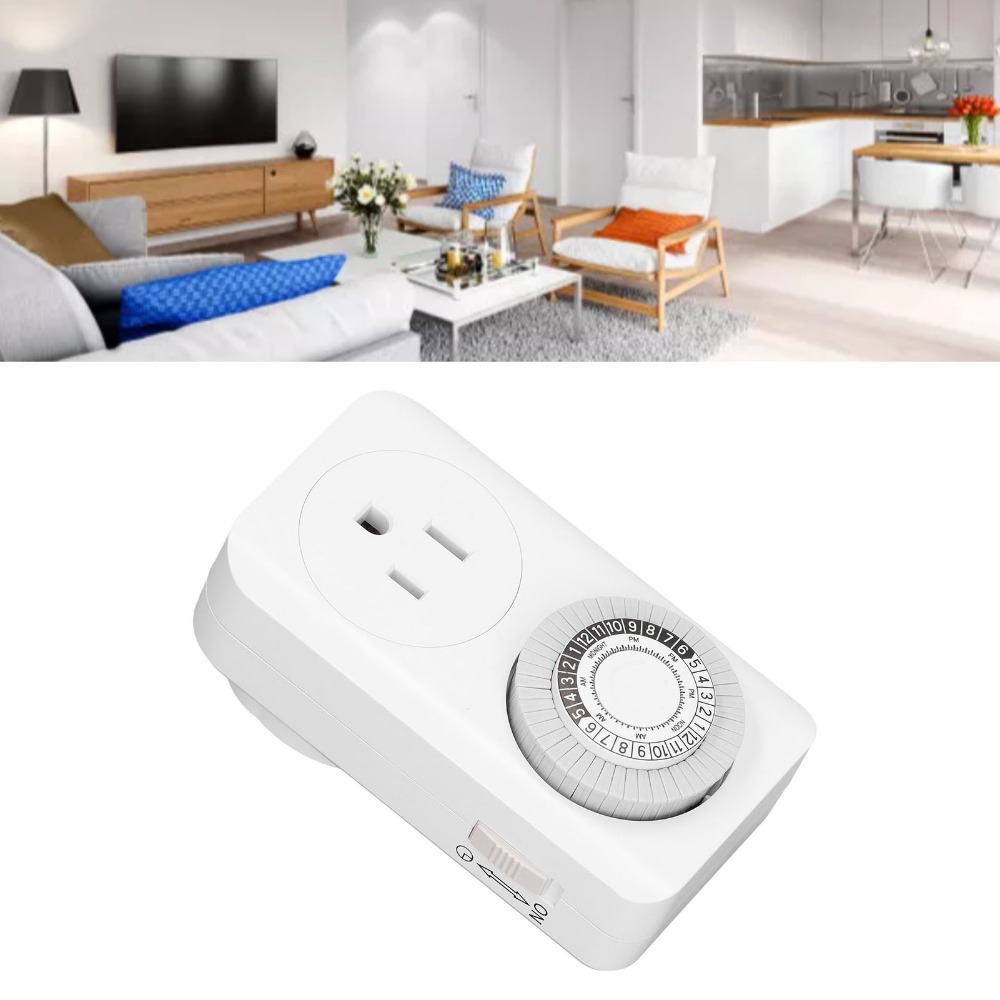 Durable Plastic Timer Socket US 125V Timing Power Controller ...