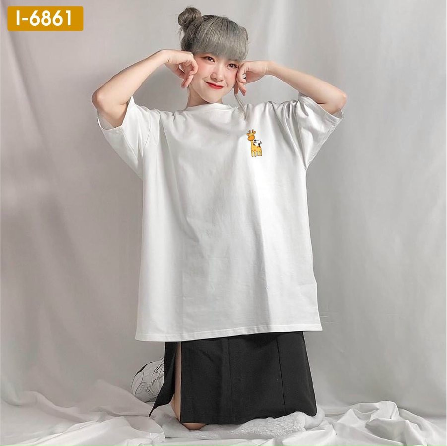 Áo thun unisex in hình hươu