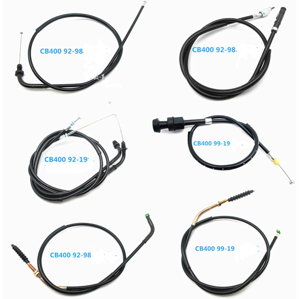 【Limited-time offer】 Suitable for Honda CB400 VTEC 92-19 Clutch Cable Accelerator Cable Speedometer Cable Choke Cable.