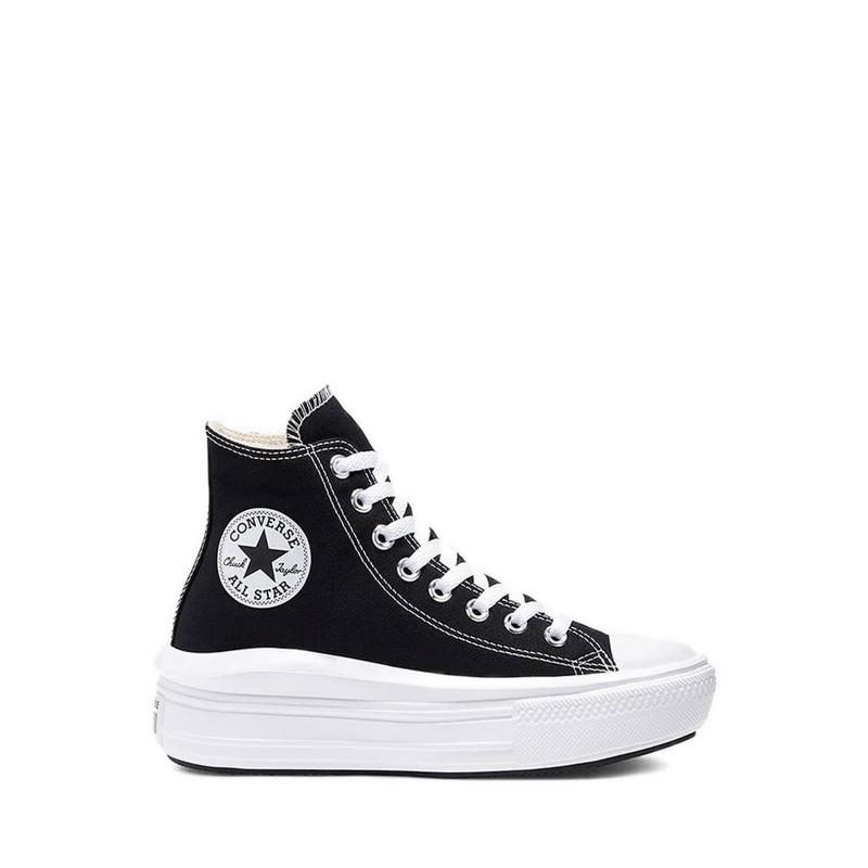 Converse Chuck Taylor All Star Move Platform Women's Sneakers - Black/Natural Ivory/White