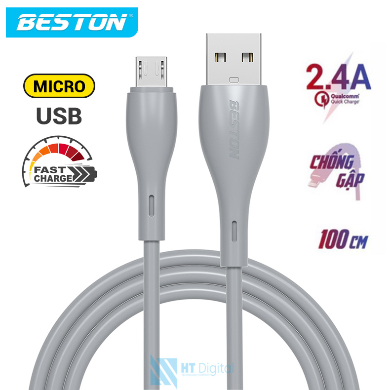 Beston Micro USB Charging Cable for Android Smartphones 1M/2M/3M (2.4A/1.5A/2A)