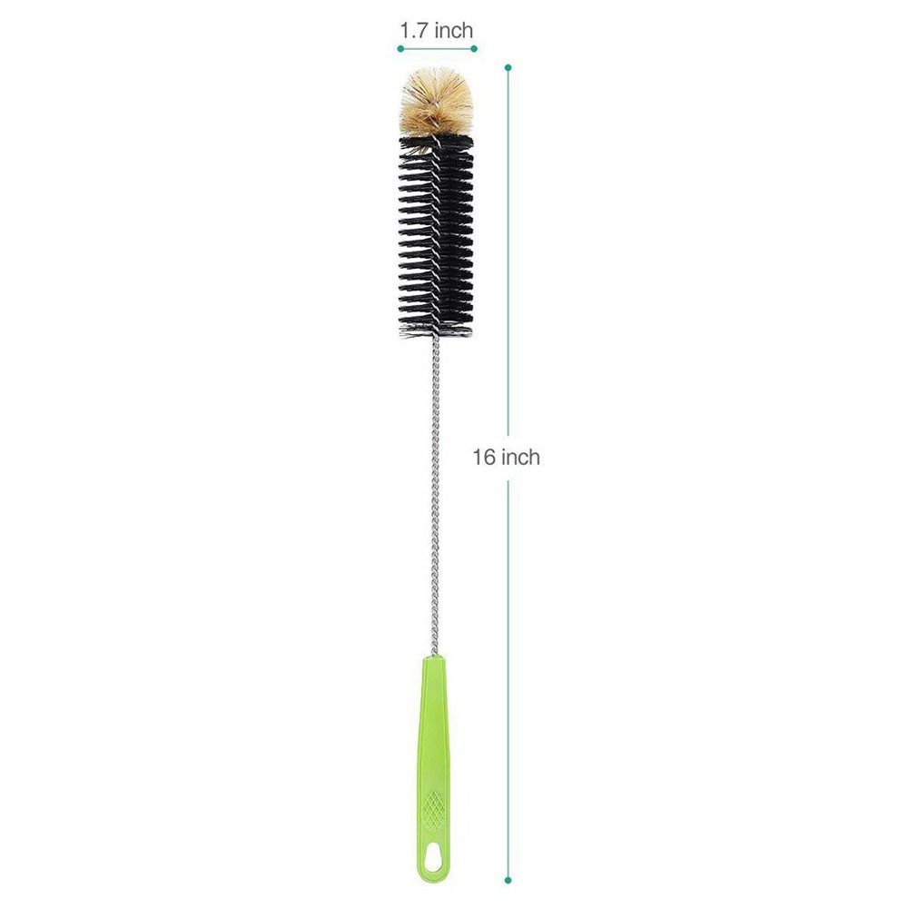 Denlun Máy chà cốc sữa bàn chải làm sạch tay cầm dài nước rửa kính Nylon đa chức năng hữu ích dụng cụ vệ sinh dụng cụ chà Cốc bàn chải cọ chai