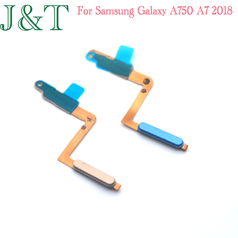 NEW 【Too much love!】For Samsung Galaxy A750 A7 2018 A750F Fingerprint touch ID sensor Finger Power Switch on Off Side Button Key Flex Cable. 