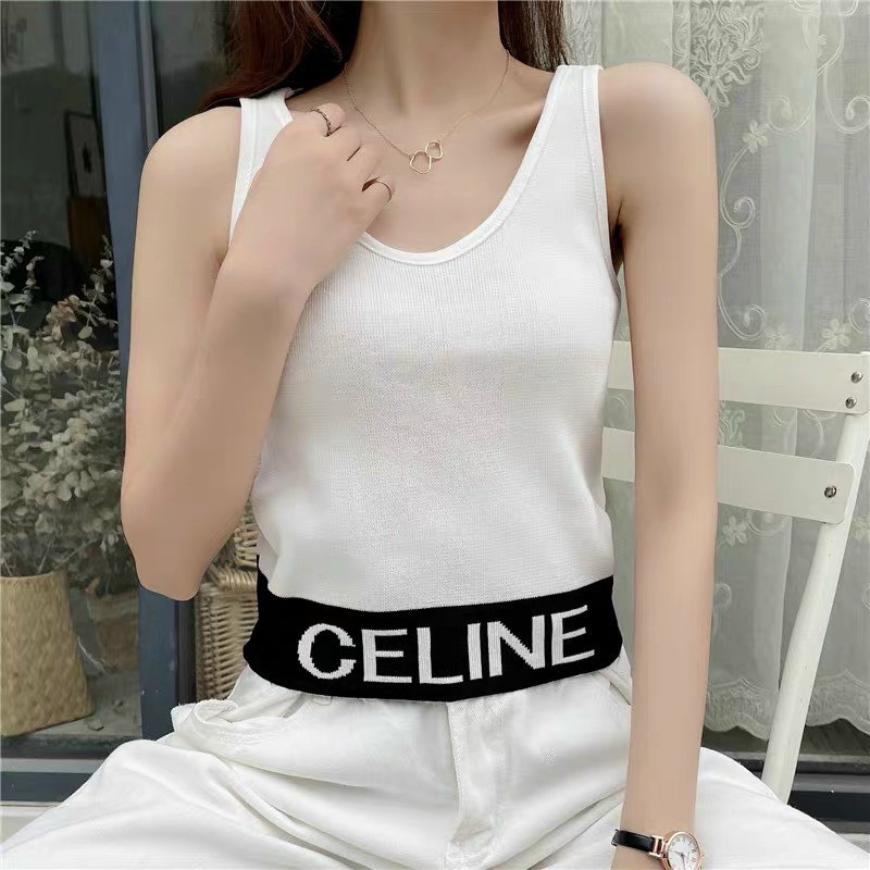 Áo len mongtoghi ba lỗ Ce--line khỏe khoắn